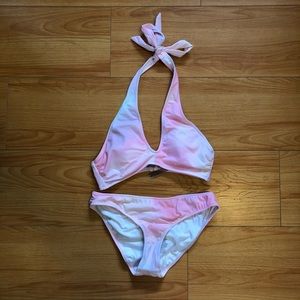VS Pink tie dye bikini
